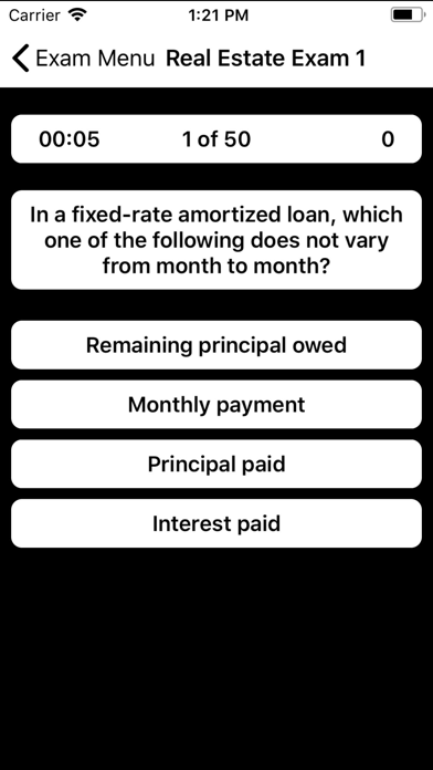 Real Estate Mastery Exam Prep Screenshot