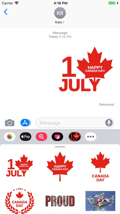 Canada Day Sticker Pack