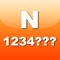 It's a game to play with your memory, to see how many numbers you can memorize in a shorter time