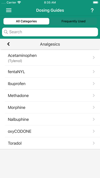 PICU Drug Dosing Guide screenshot 2