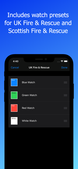‎Rota Calendar Screenshot