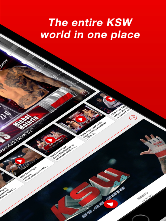 KSW iPad screenshot 2 - Sports app