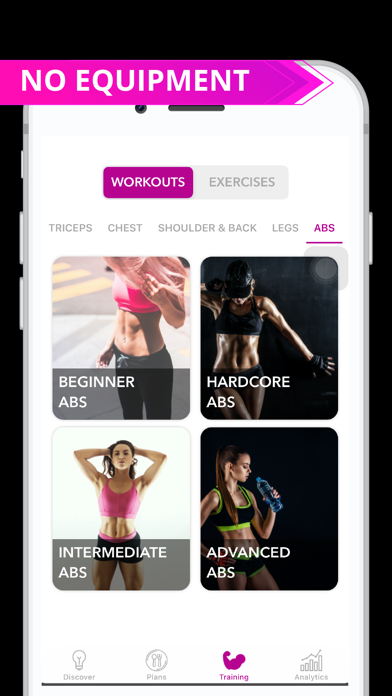 Abs & Six Pack Exercise Daily iPhone screenshot 9 - Health & Fitness app