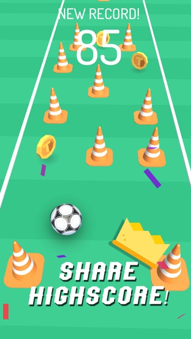 Soccer Drills: Kick Tap Game Screenshot