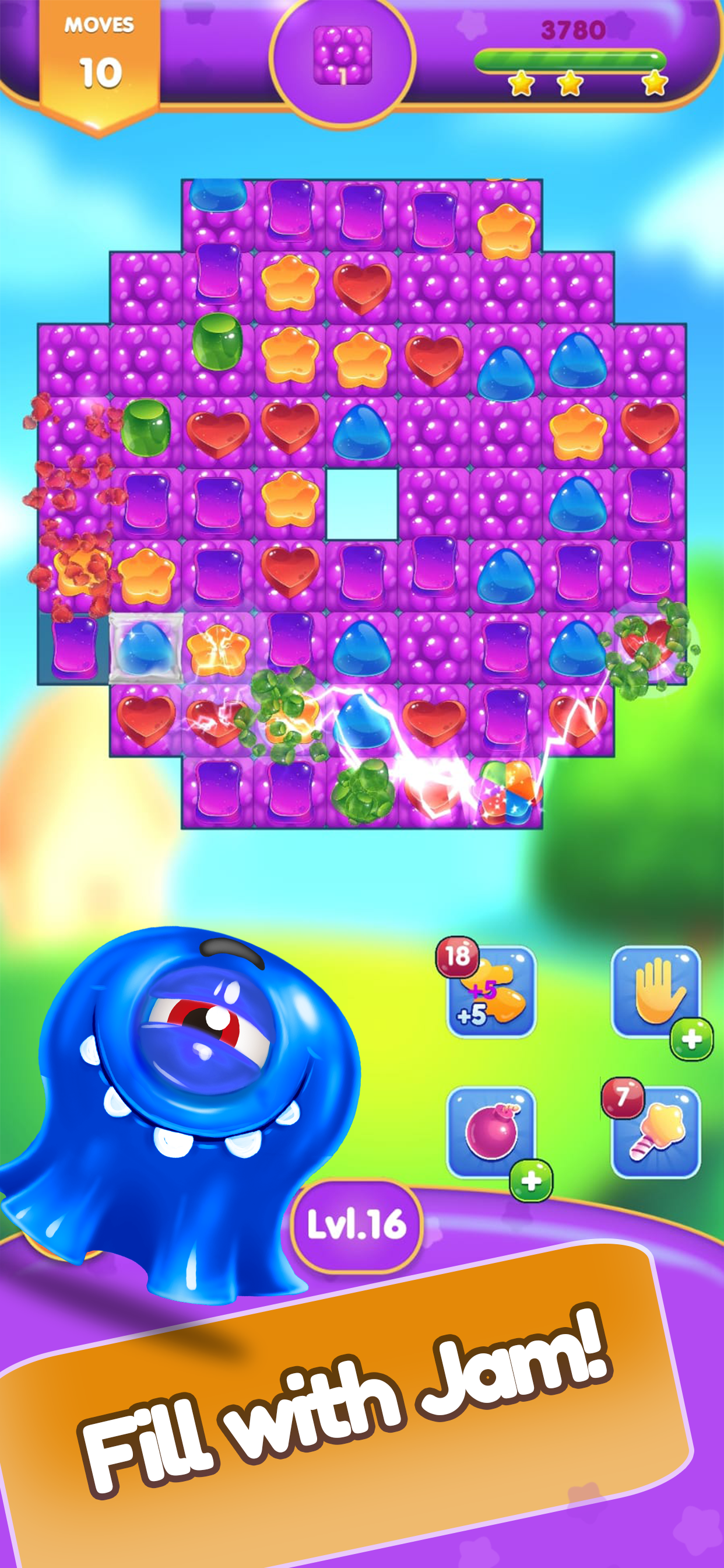 Jelly Sweet: Match 3 Candies screenshot 3