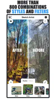 photo effects - sketch artist iPhone Captures Décran 2