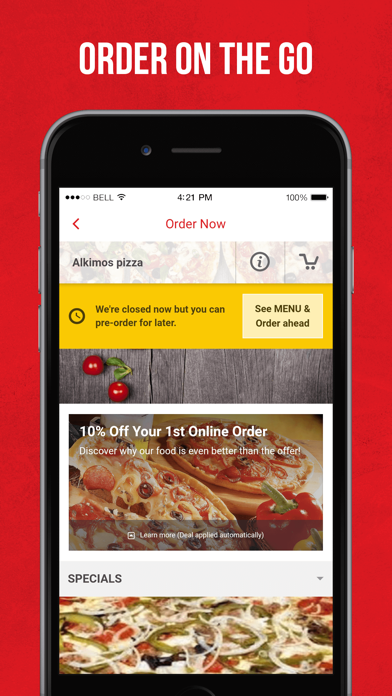 Alkimos Pizza Screenshot