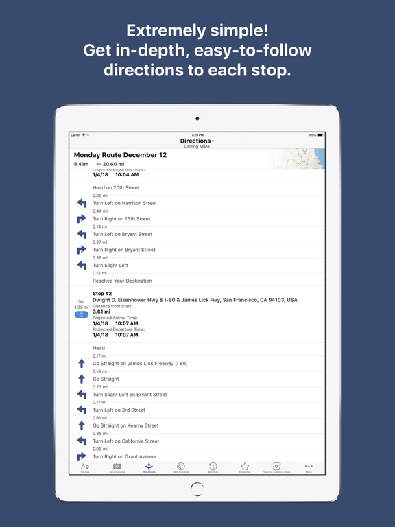 Route4Me Route Planner screenshot