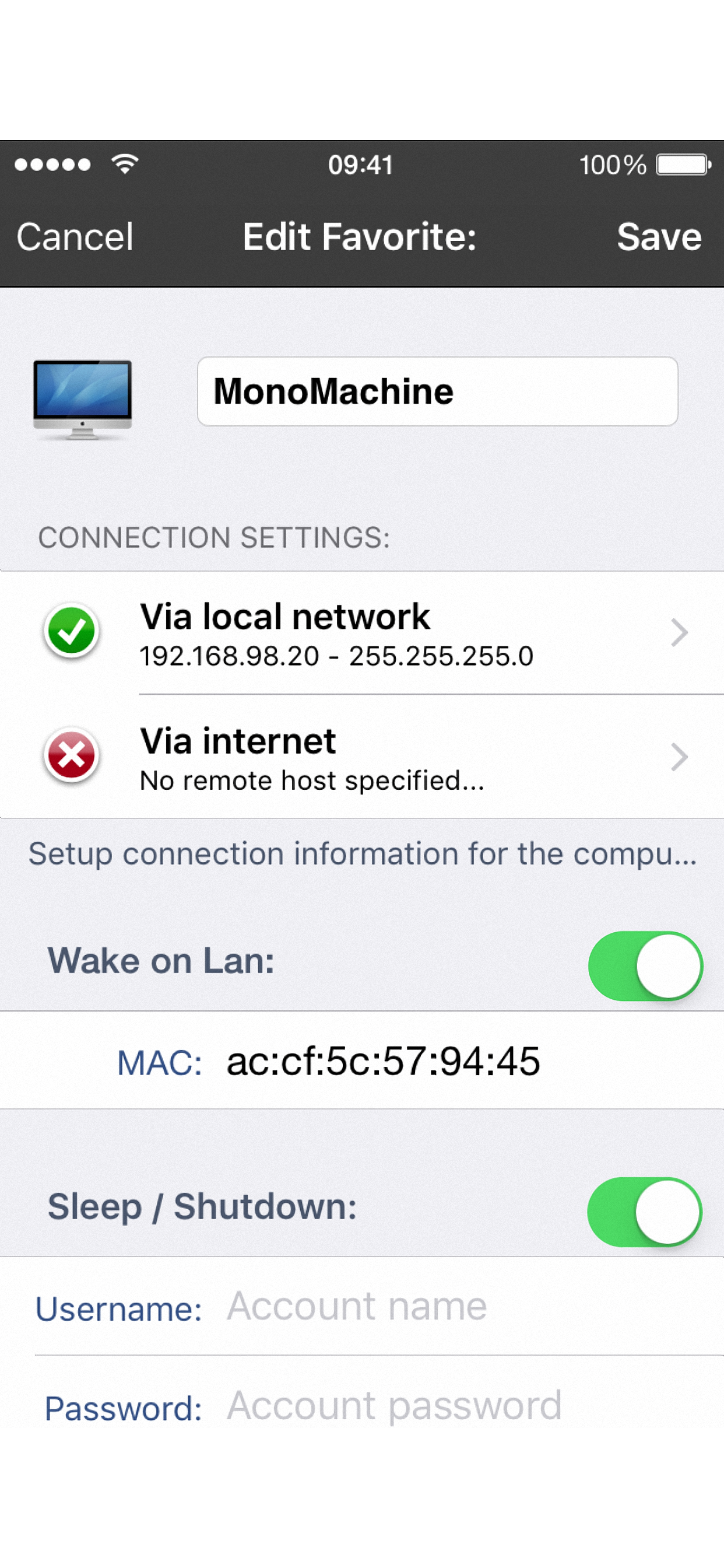 iNet WOL - Wake on Lan