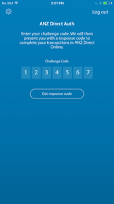 ANZ Direct Auth screenshot
