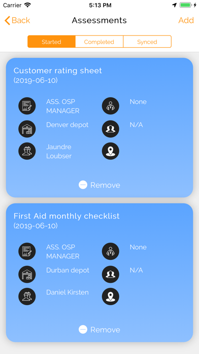 App screenshot