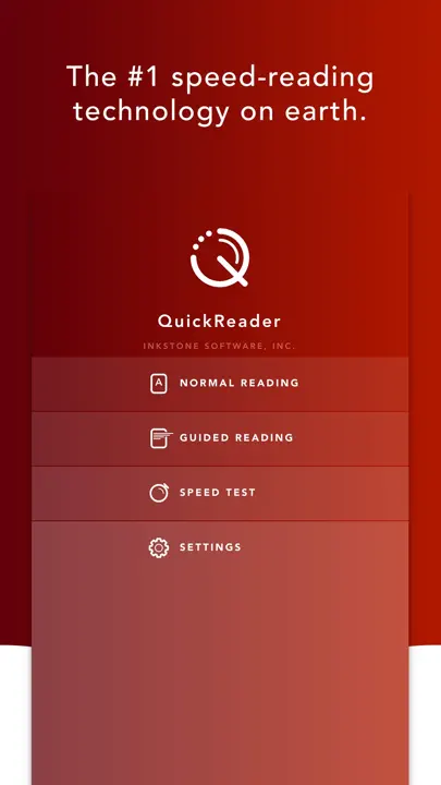 QuickReader - Speed Reading iPhone-skjermbilde 1