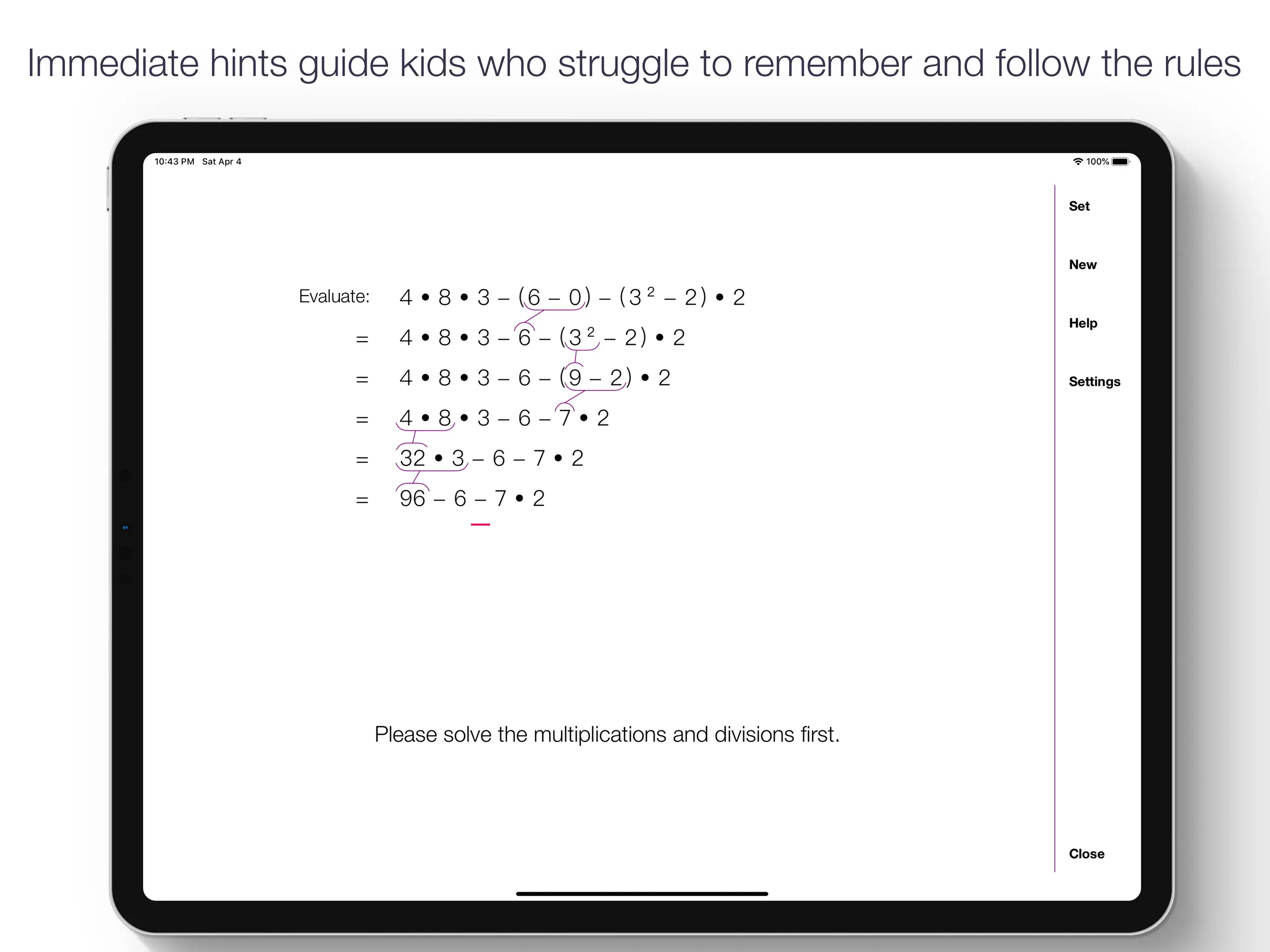 #7. Visual Order of Operations (iOS) De: Esa Helttula
