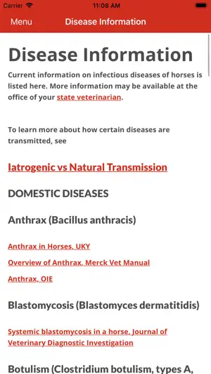 EDCC Disease Alerts screenshot 4