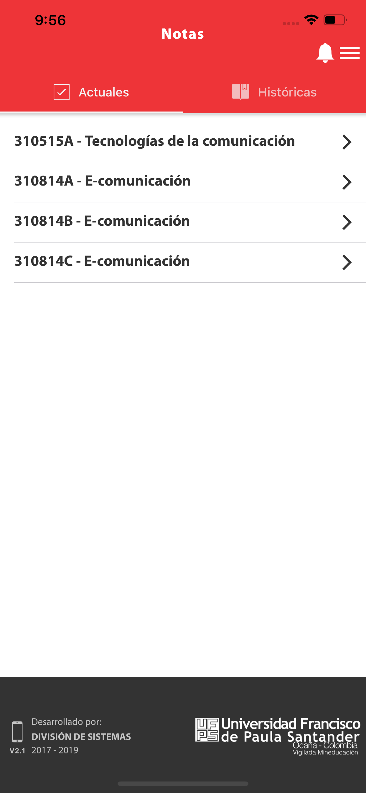 SIA UFPSOcaña screenshot 4