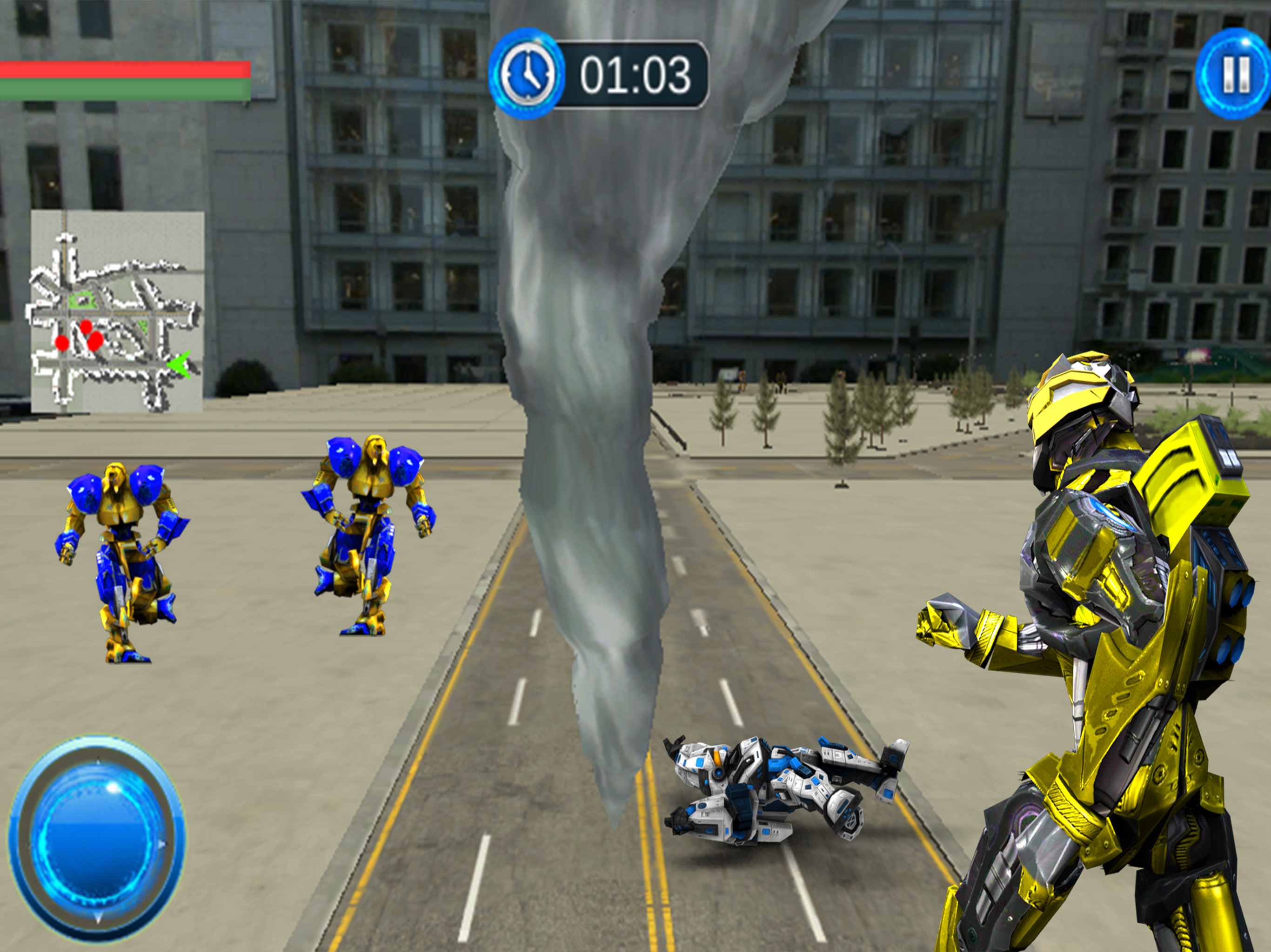 Transforming Tornado Robot War screenshot 8