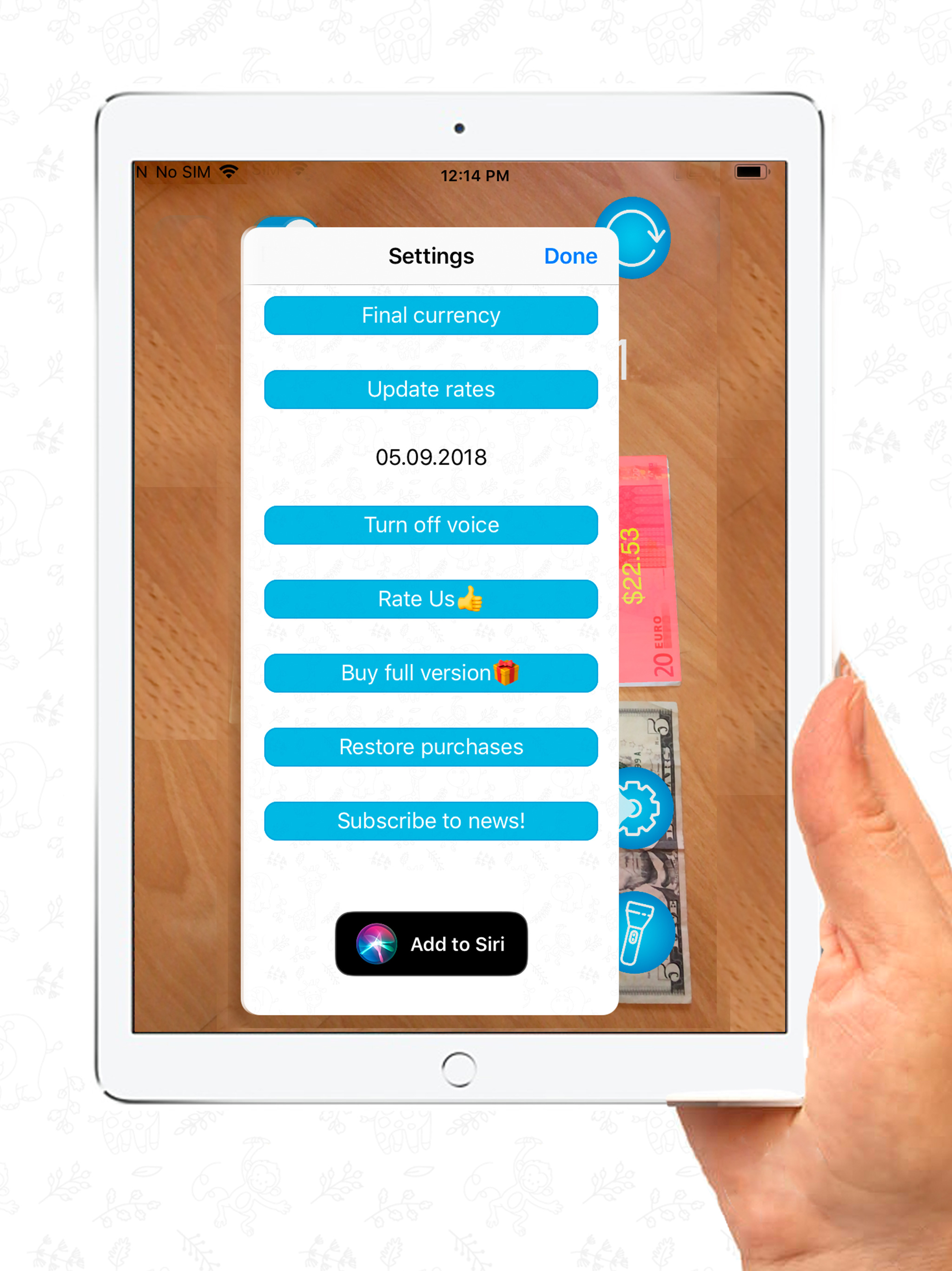 AR money reader scanner GMoney