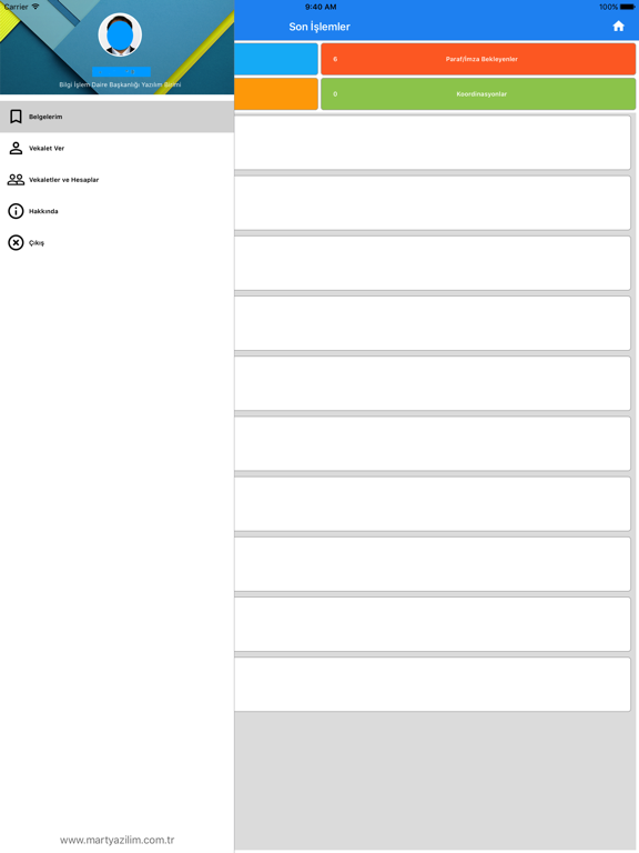 EBYSNet Mobil iPad screenshot 3 - Business app