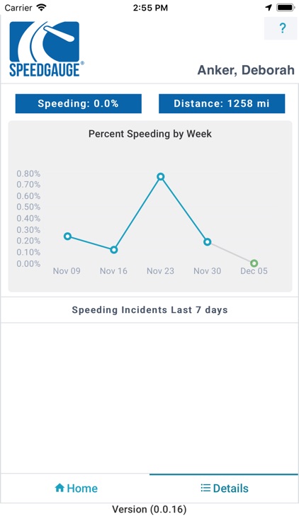 Driver App for SpeedGauge
