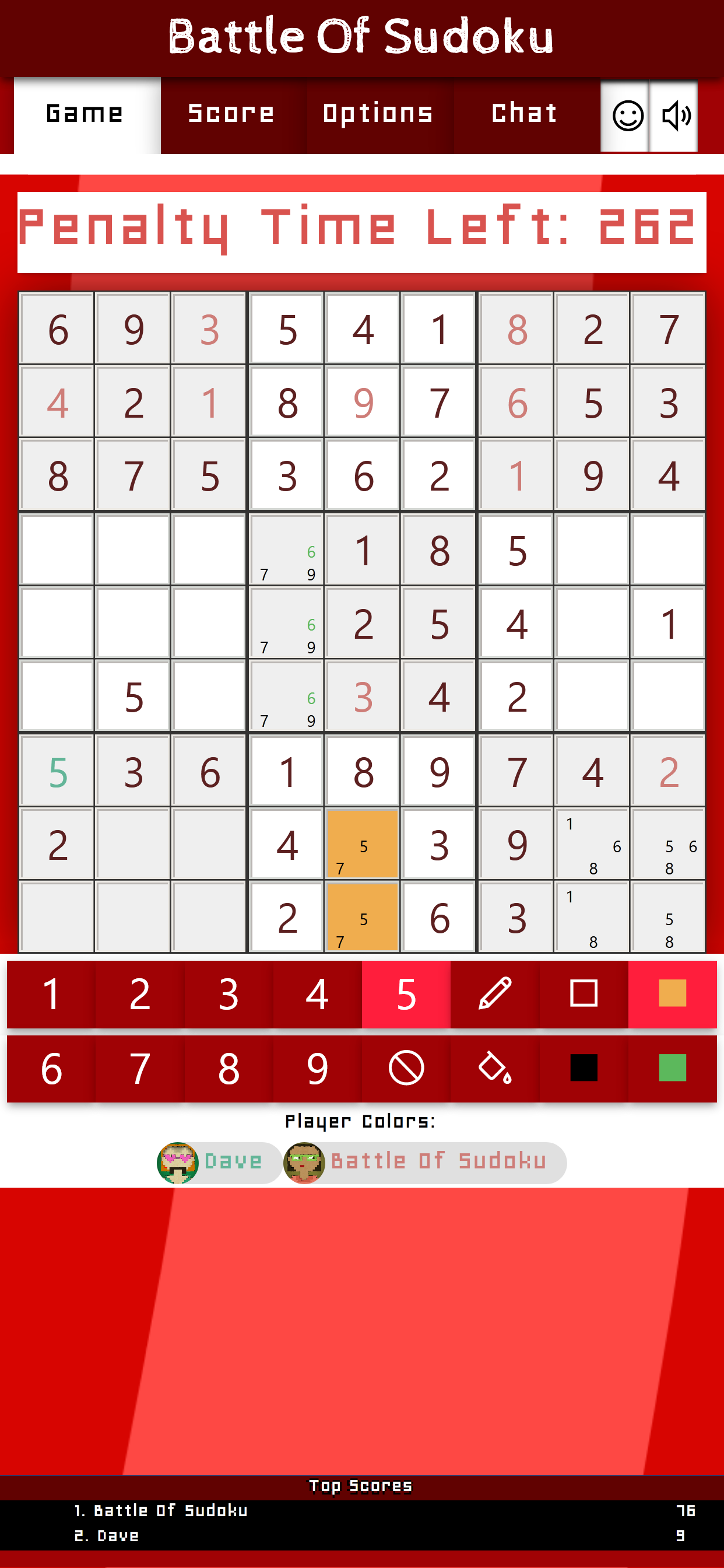 Battle Of Sudoku