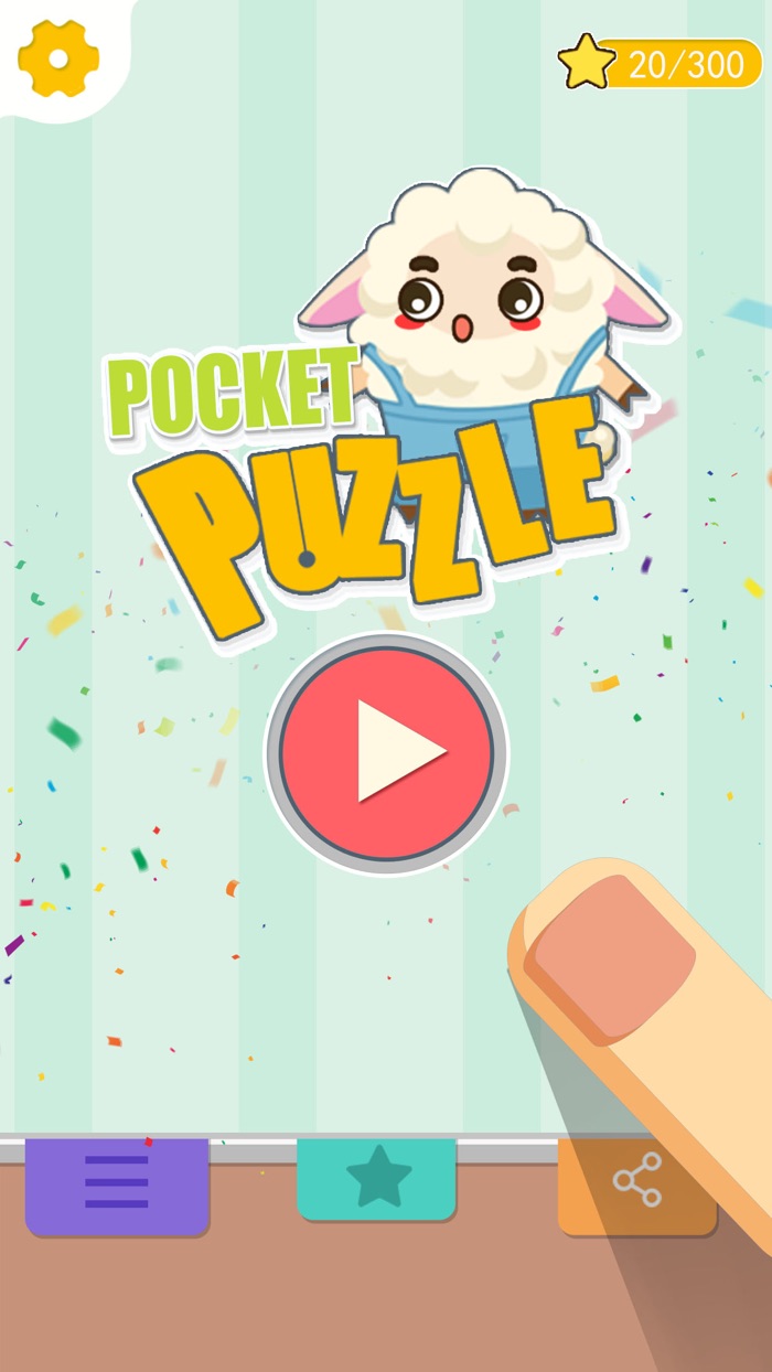 Pocket puzzle - Matching shape