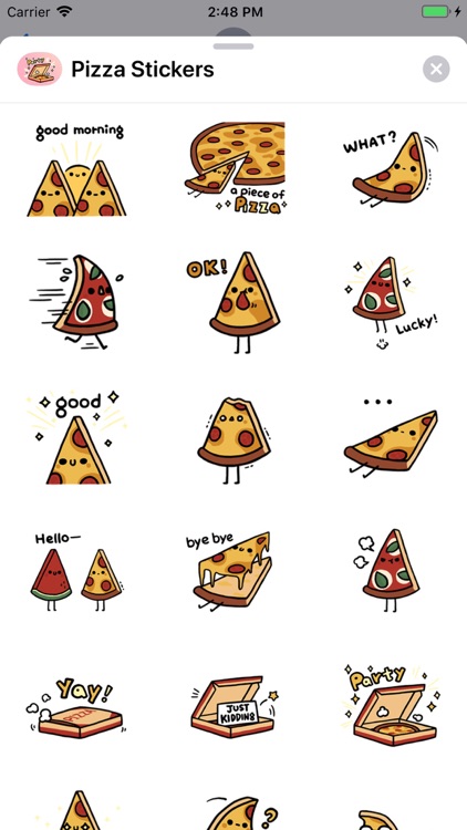 Pizza Stickers