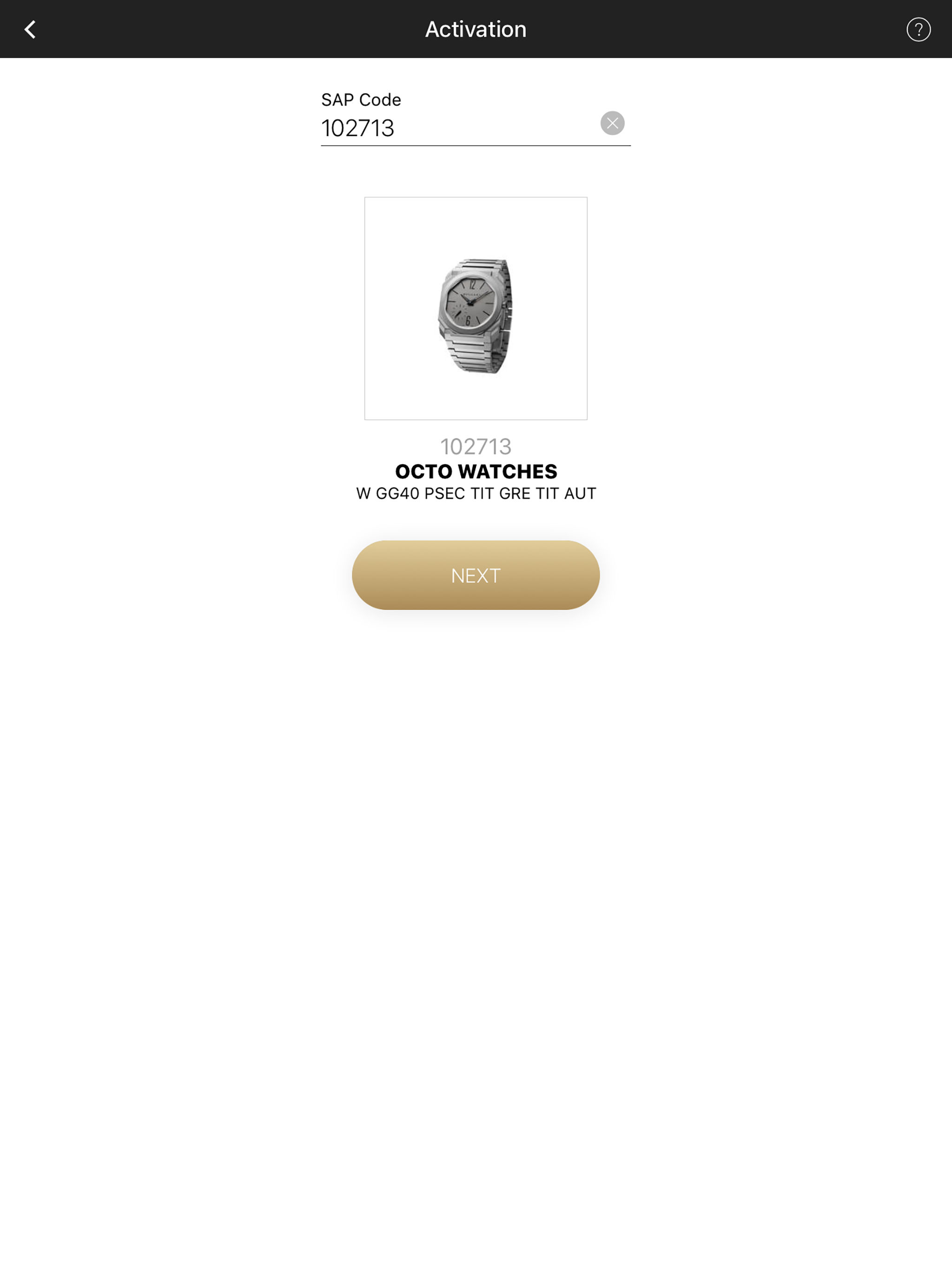 Instore - Bvlgari