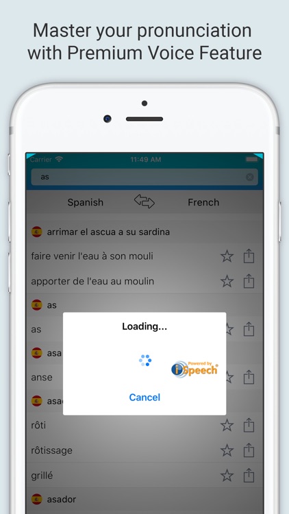 French Spanish Dictionary+ screenshot-3