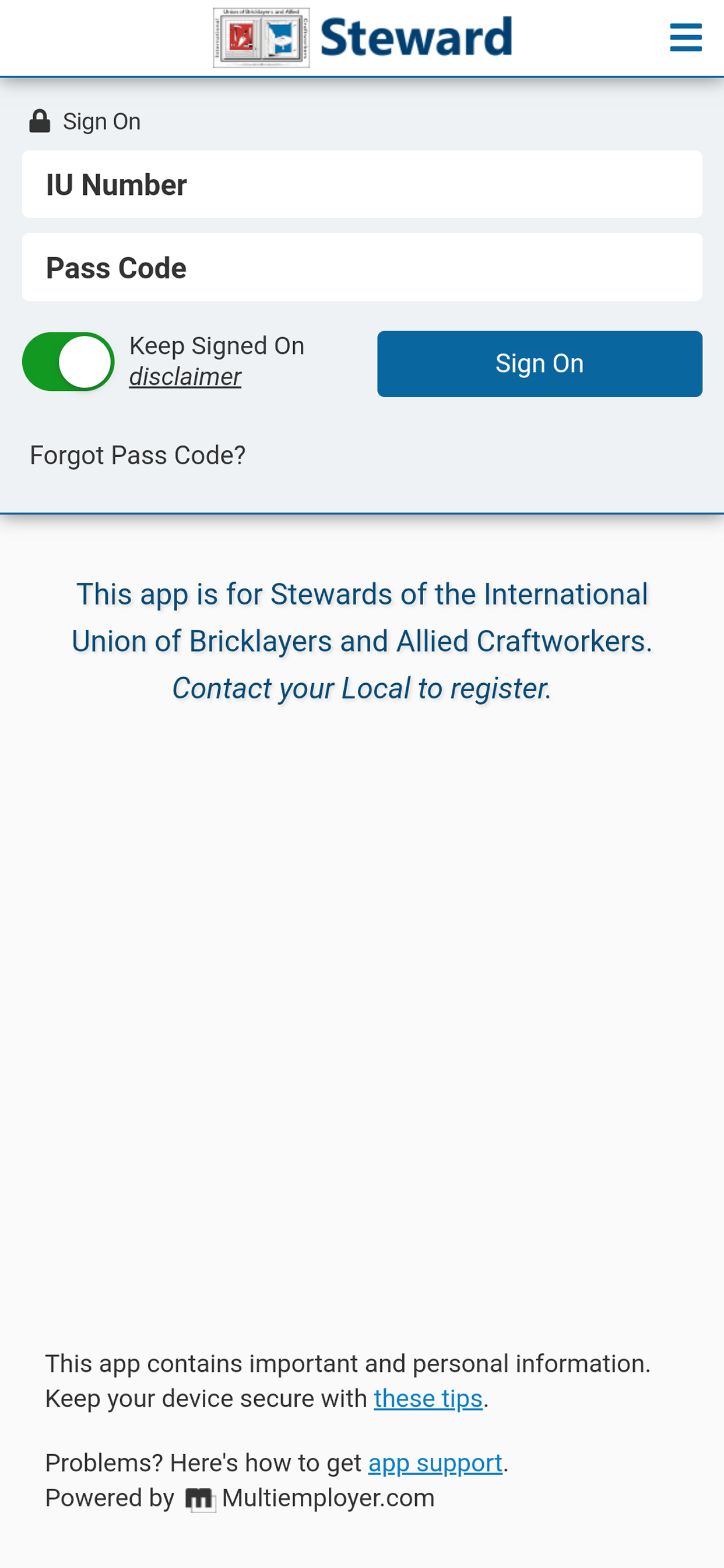 BAC Steward
