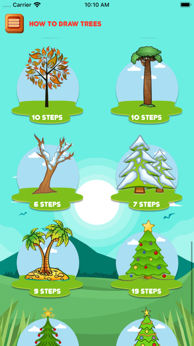 Screenshot #3 pour How to Draw Trees