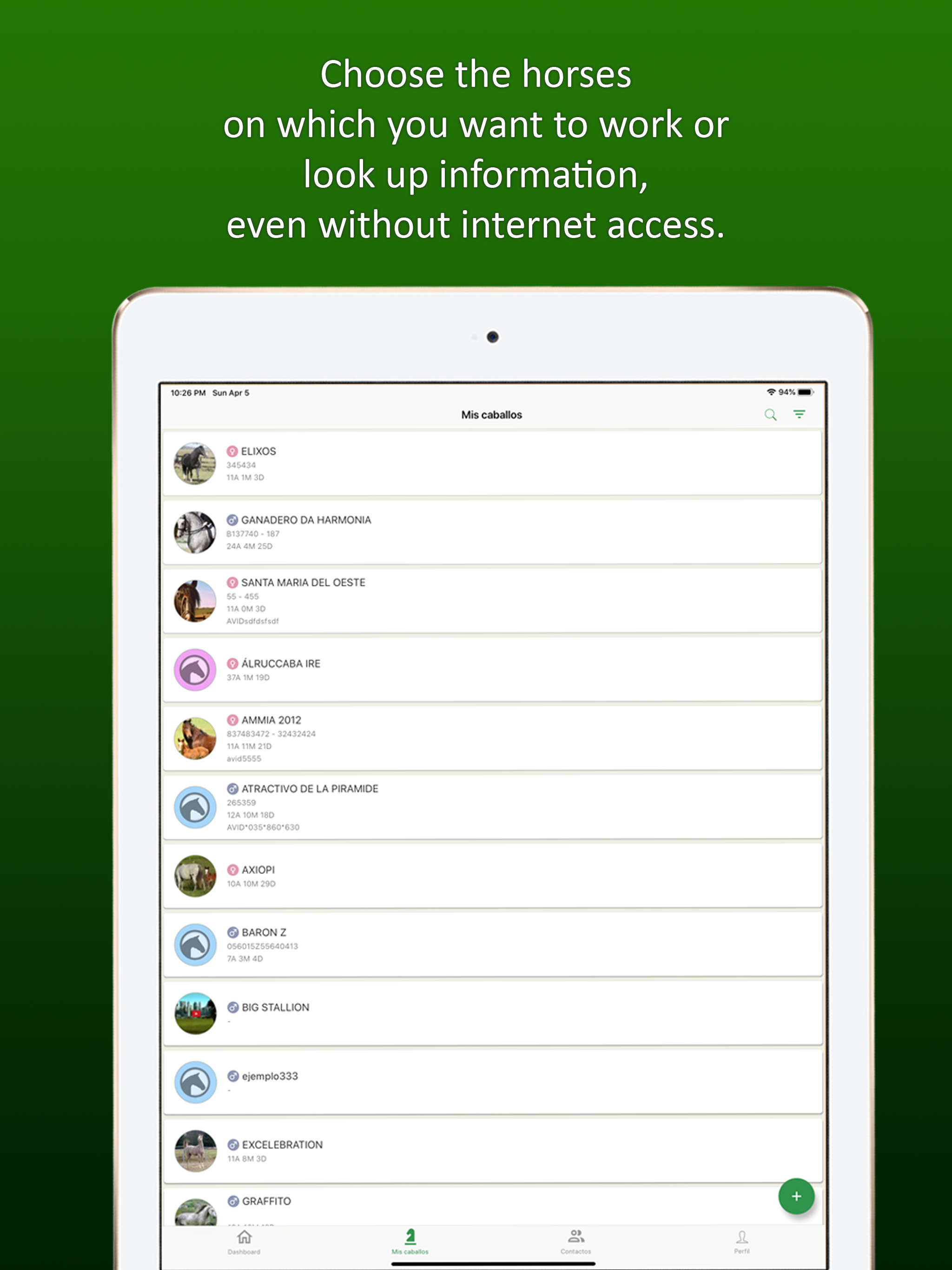 CRIO ONLINE - Horse Manager