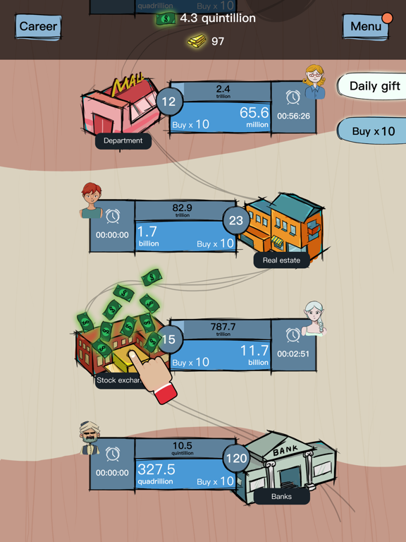 Screenshot #5 pour Capitalist-Taps to riches