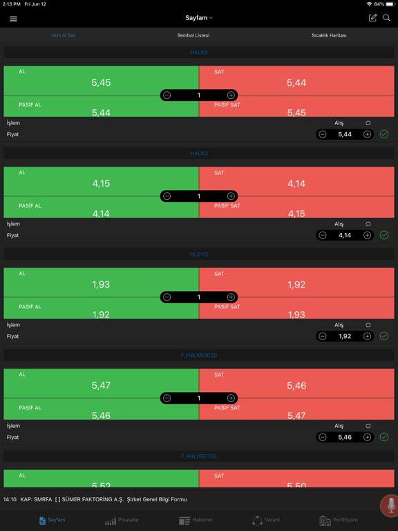 Screenshot #4 pour Halk Yatırım Borsa