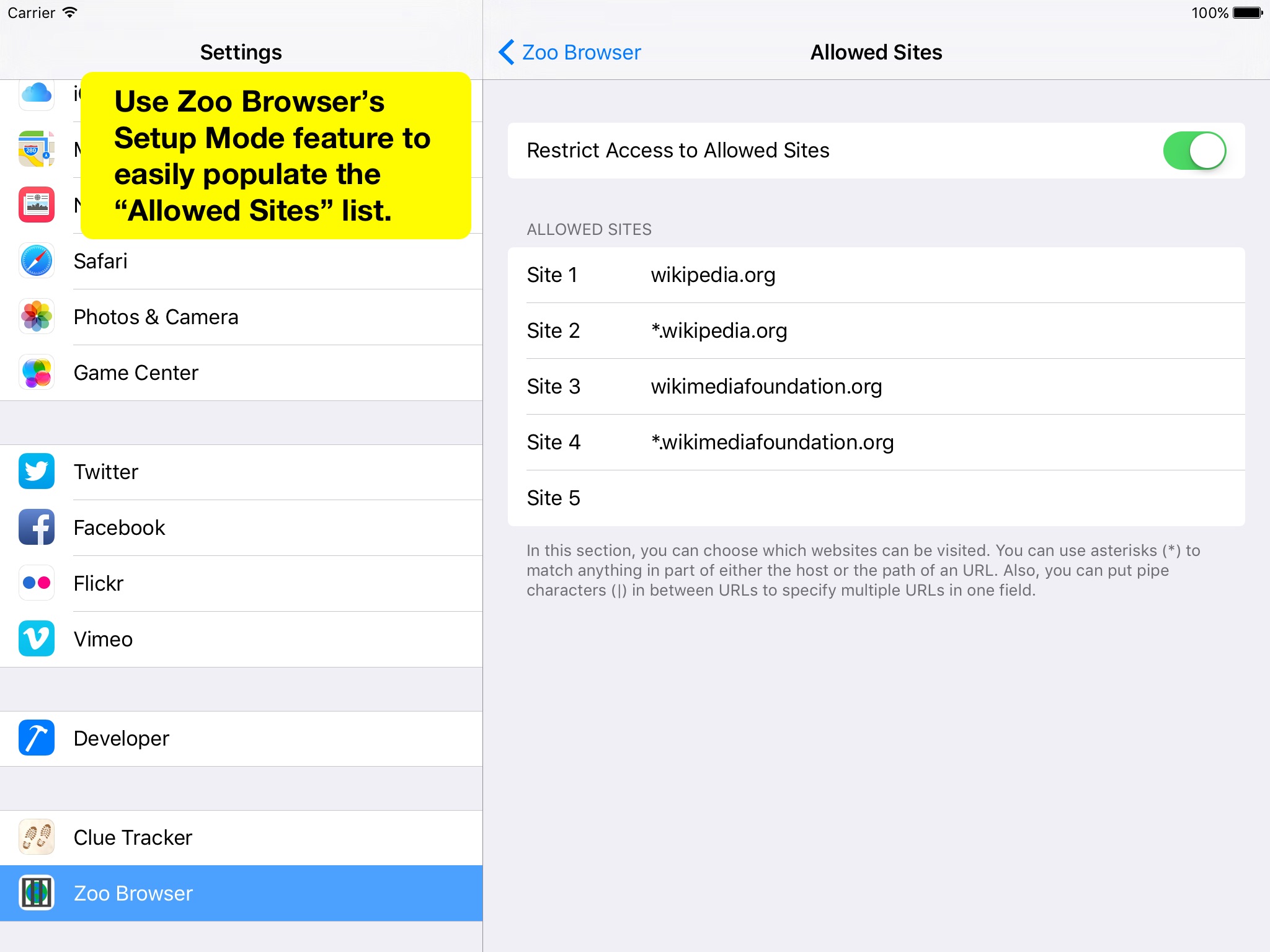 Zoo Browser – Kiosk Browser screenshot 4