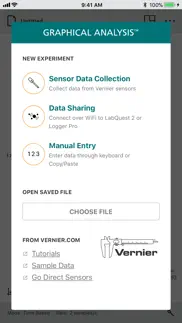 vernier graphical analysis iphone screenshot 3