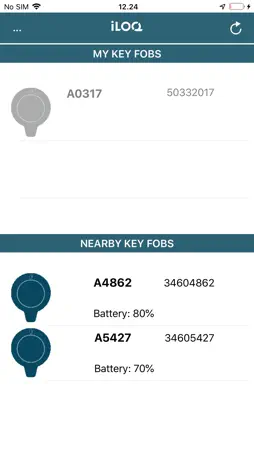 FobApp screenshot 1