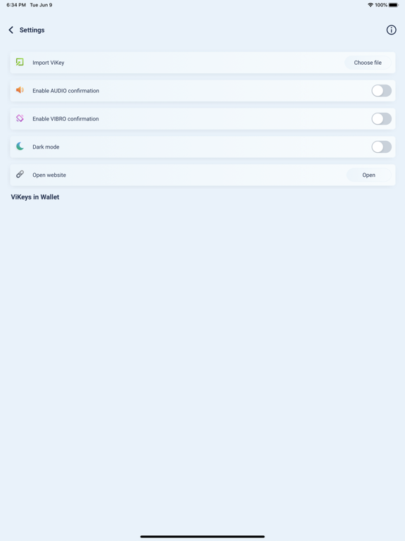 Screenshot #4 pour ViKey wallet