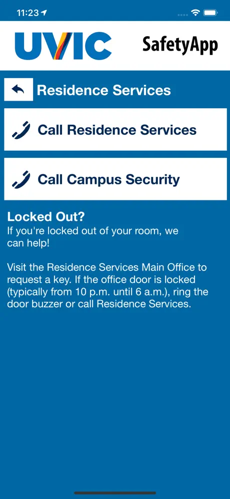 UVic SafetyApp