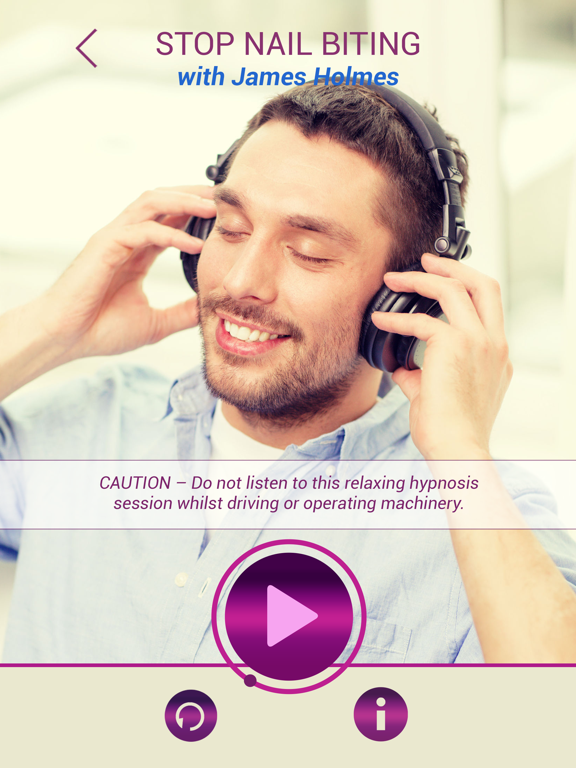 Stop Nail Biting Hypnosis iPad screenshot 4 - Health & Fitness app