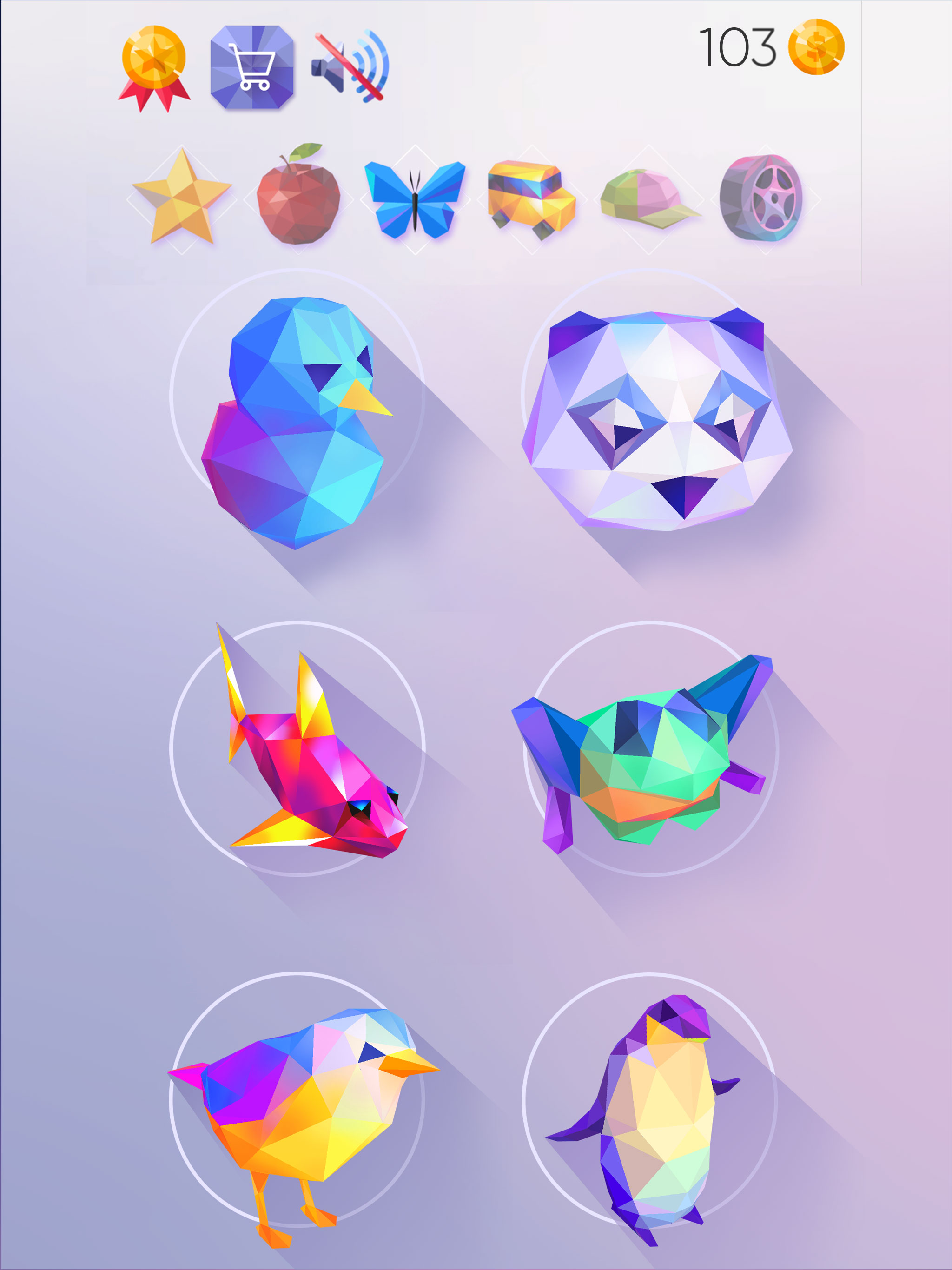 LowPoly 3D Art: Paint by Numbe