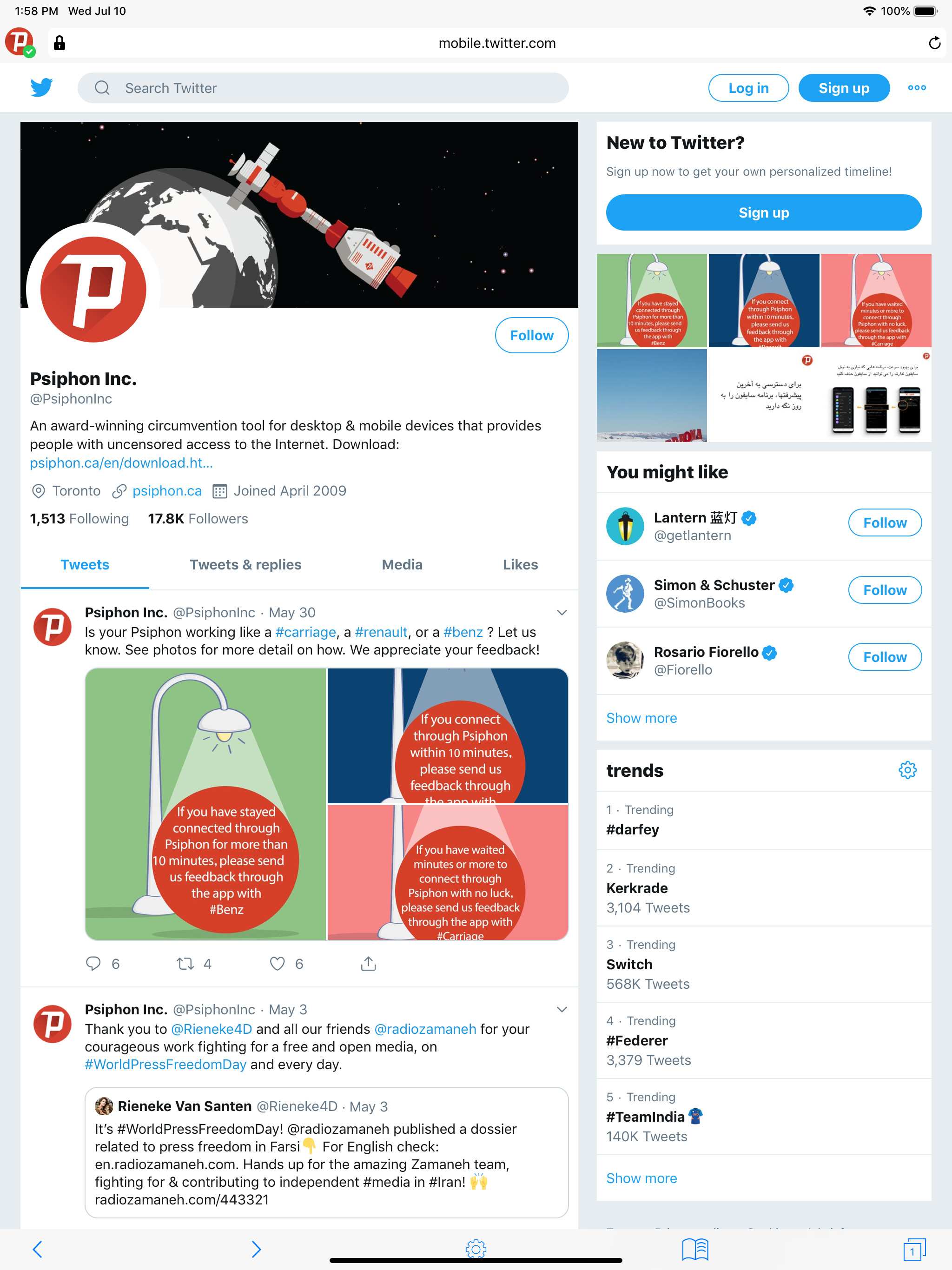 Psiphon Browser