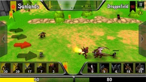 Battle Of Thrones - war game screenshot