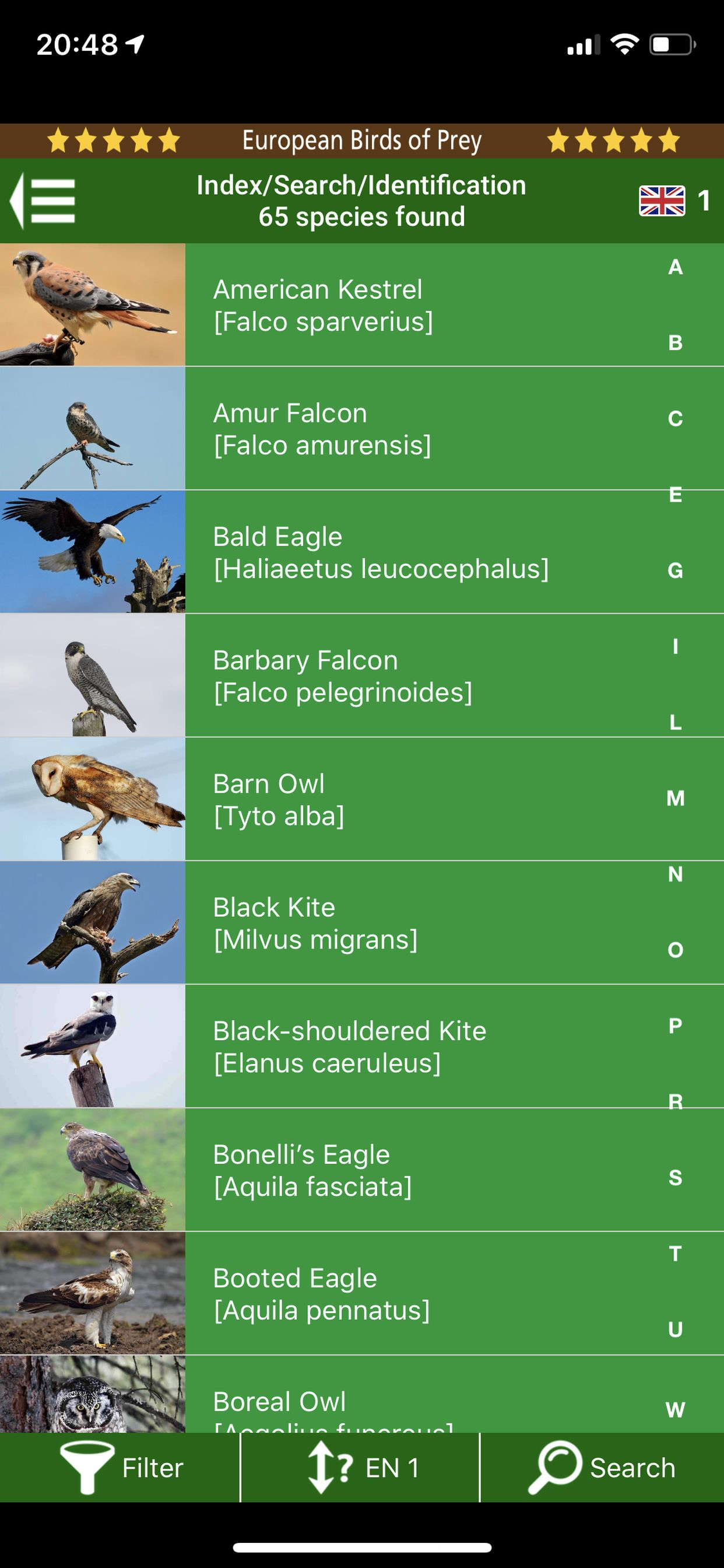 Birds of Prey and Owls screenshot 3