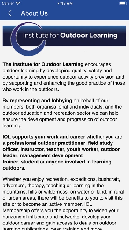 Institute for Outdoor Learning