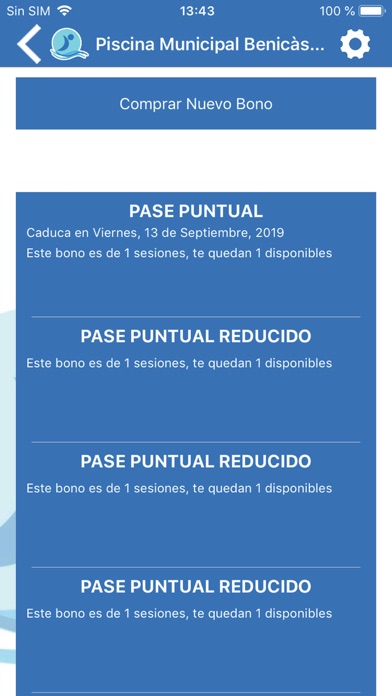 Piscina Municipal Benicassim Screenshot