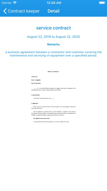 Contract Keeper-Time reminder screenshot-3