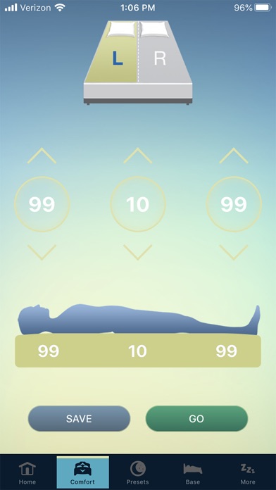 Air-Pedic Bed Screenshot