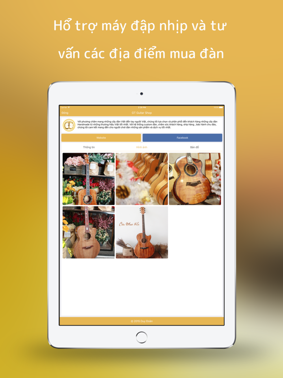 Hoc dan Guitar - Học đàn iPad screenshot 5 - Music app