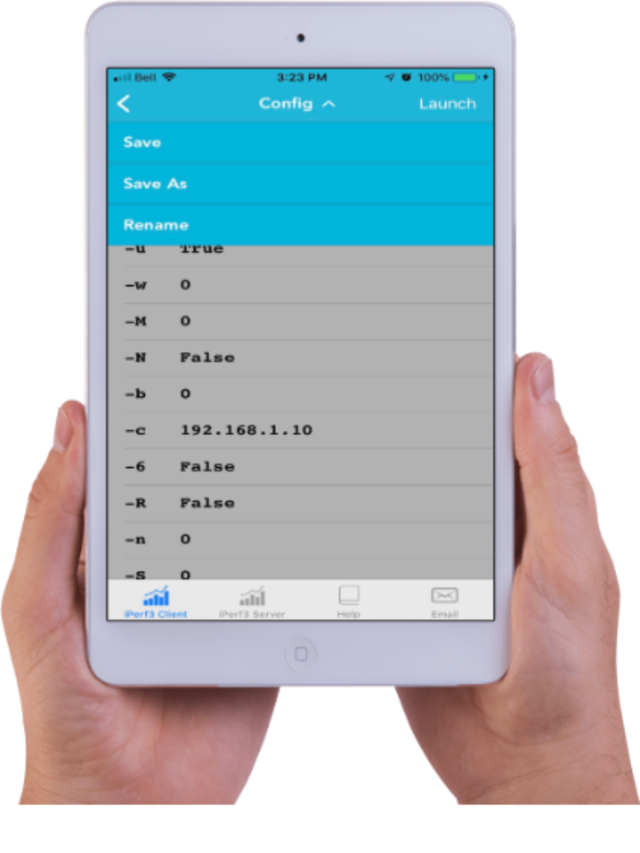 iPerf3 Performance Test Tool