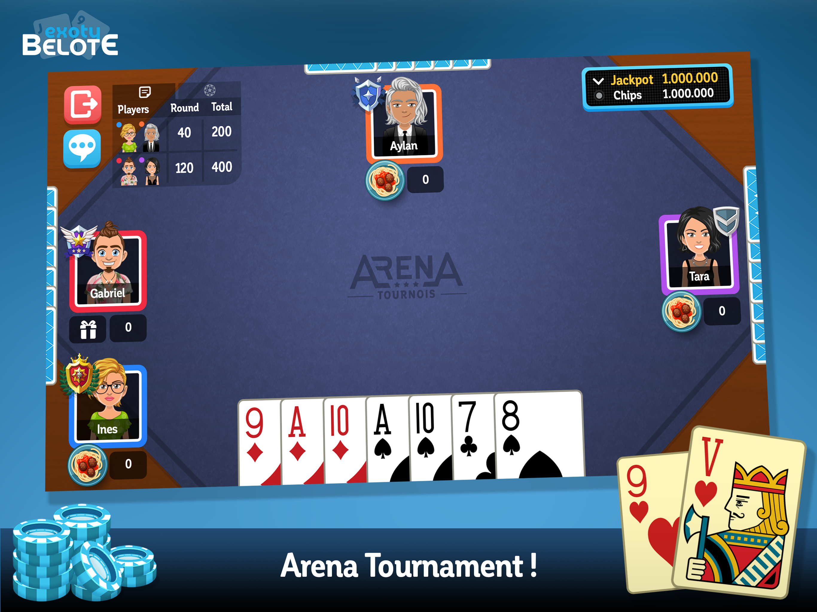 Belote & Coinche online screenshot 11